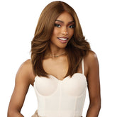 Sensationnel Glamzy Glueless V-Part HD Lace Part Wig - ALONDRA